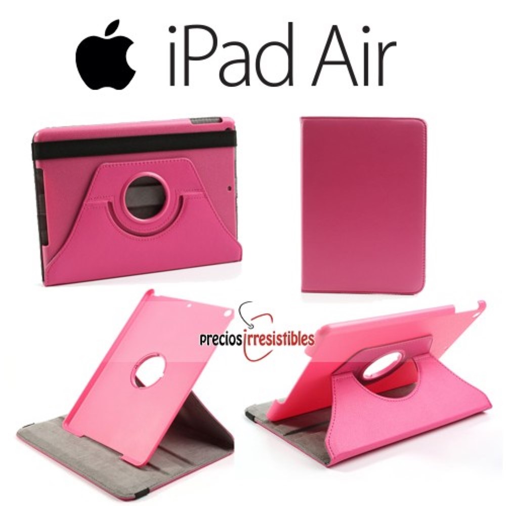 Funda iPad Air / iPad 5ª gen / iPad 6ª gen / iPad Air 2 / iPad Pro 9.7" 360 Rosa