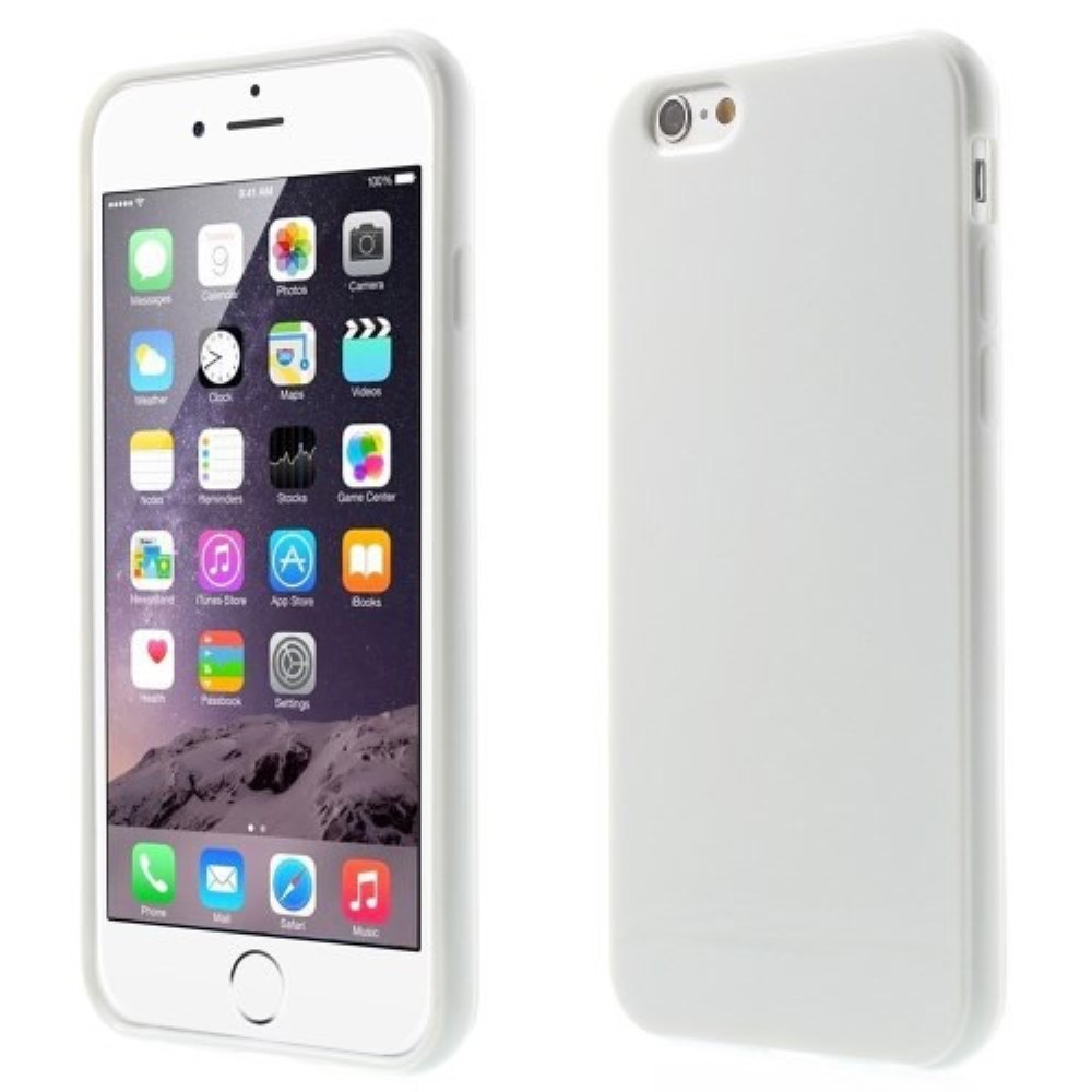 Funda iPhone 6 Gel Silicona Solid Blanca