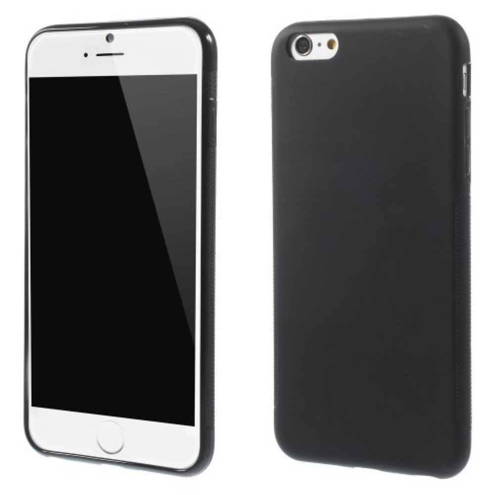 Funda iPhone 6 Plus Gel Silicona Anti-Slip Negra