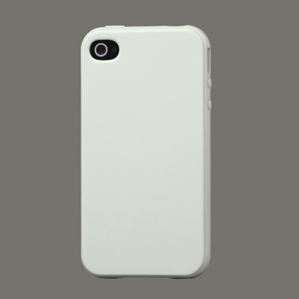 Funda iPhone 4G 4S Gel Silicona Lustrous Blanca