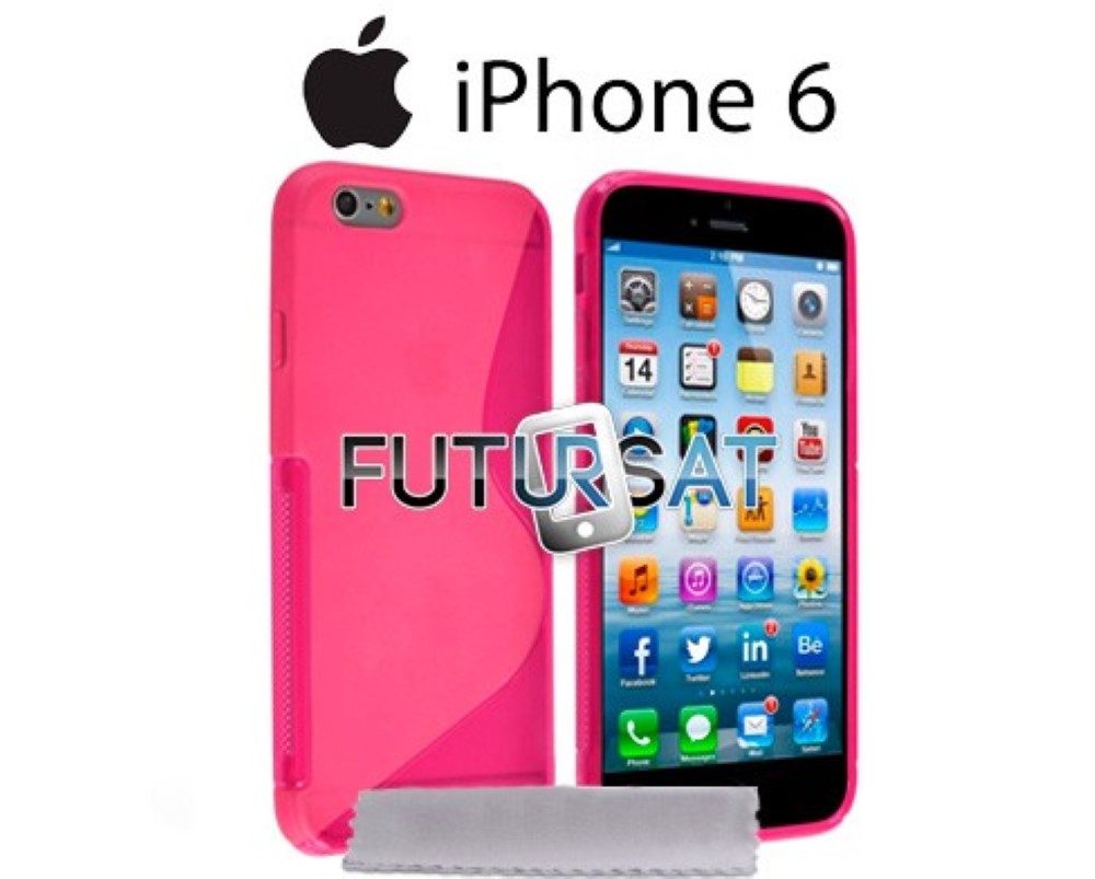 Funda iPhone 6 Gel Silicona Sline Rosa