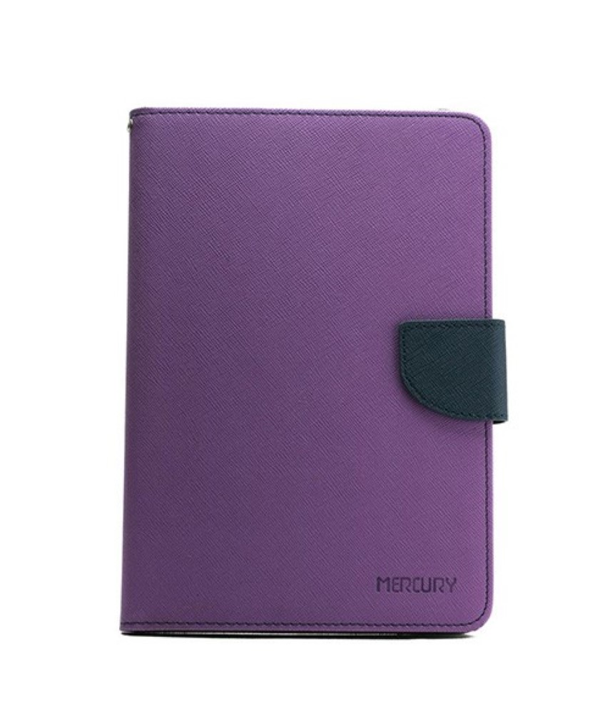 Funda iPad Mini 2 Piel Tapa Libro Mercury Goospery Morada