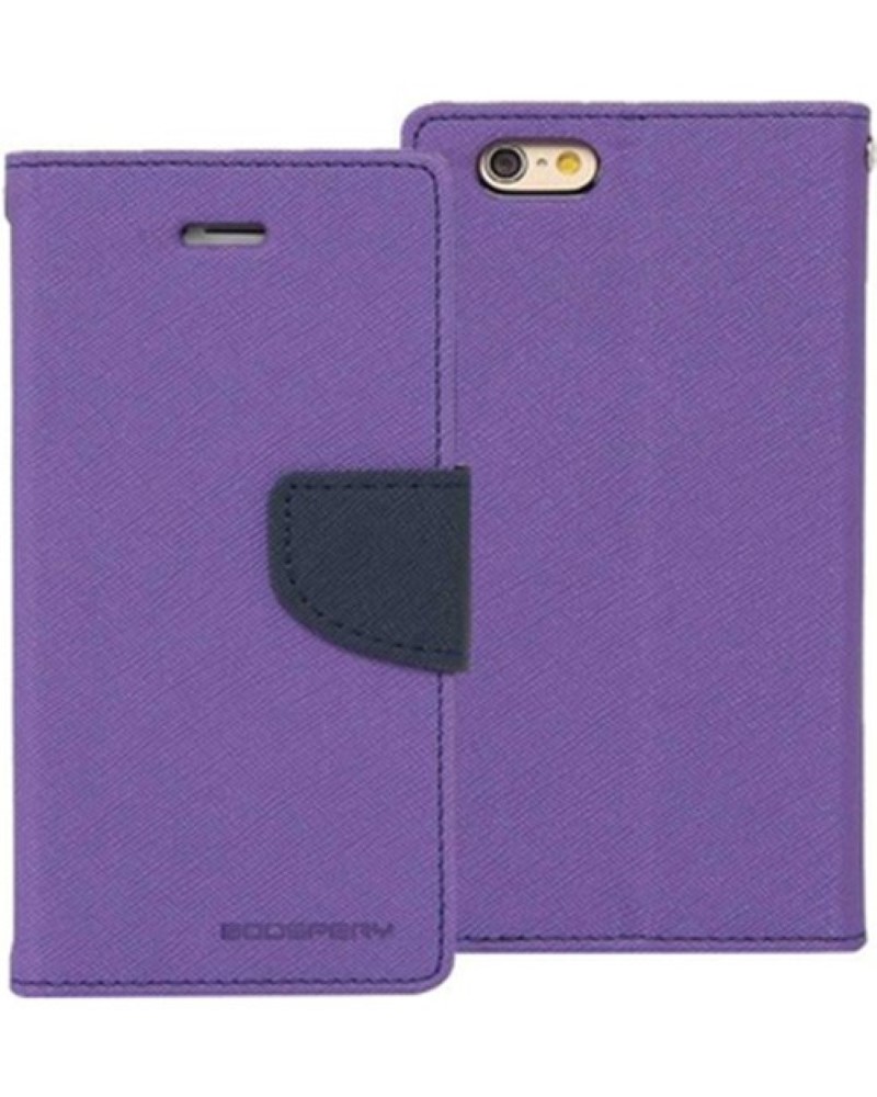 Funda iPhone 6 Plus Piel Tapa Libro Mercury Goospery Fucsia