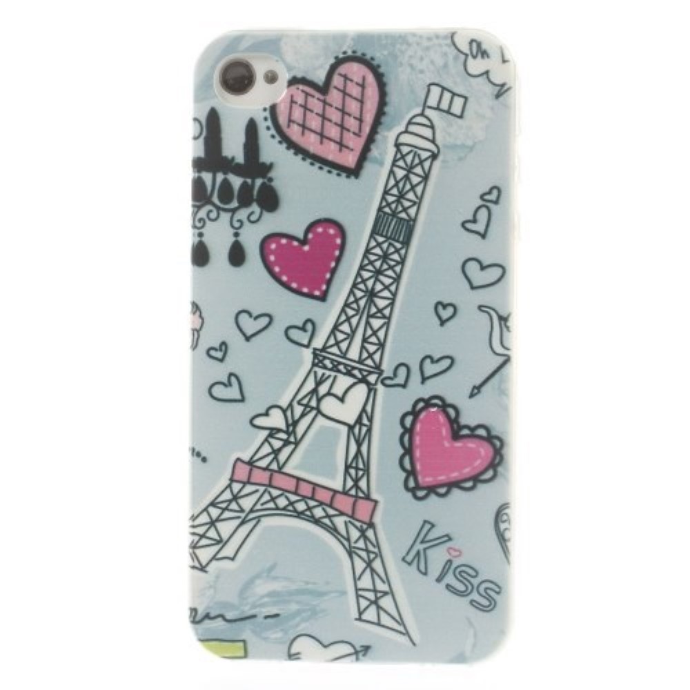 Funda iPhone 4G Gel Silicona Torre Eiffel