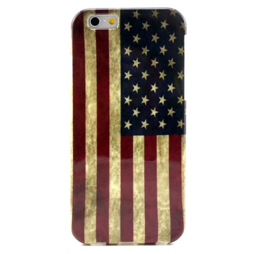 Funda iPhone 6 Gel Silicona Bandera Americana