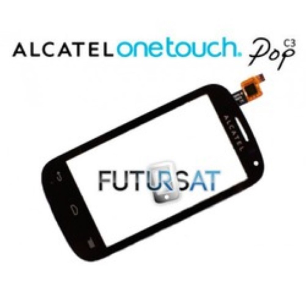 Pantalla Alcatel C3 OT 4033A Digitalizador Cristal Tactil Negro