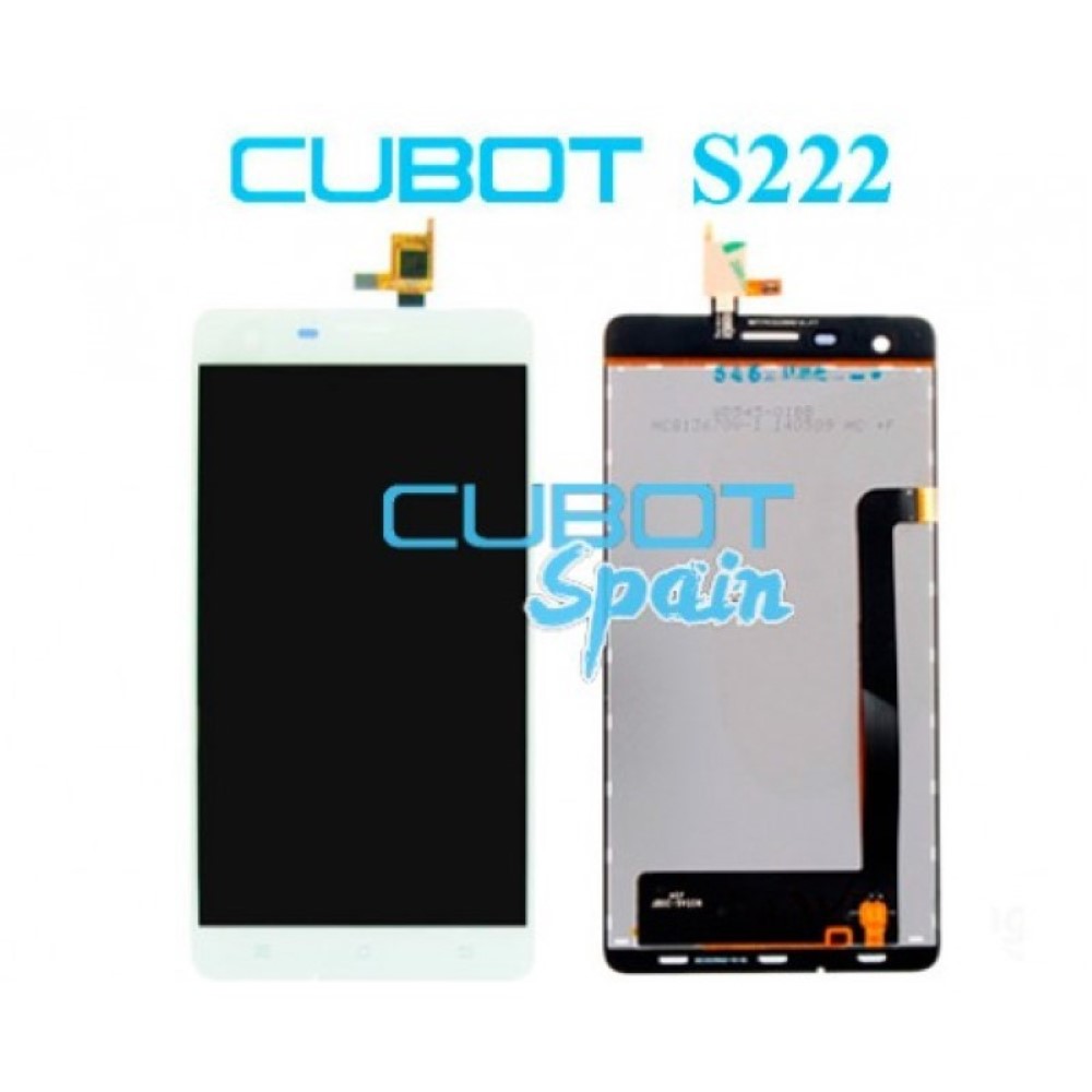 Pantalla Cubot S222 S350 Completa LCD y Cristal Tactil Blanca