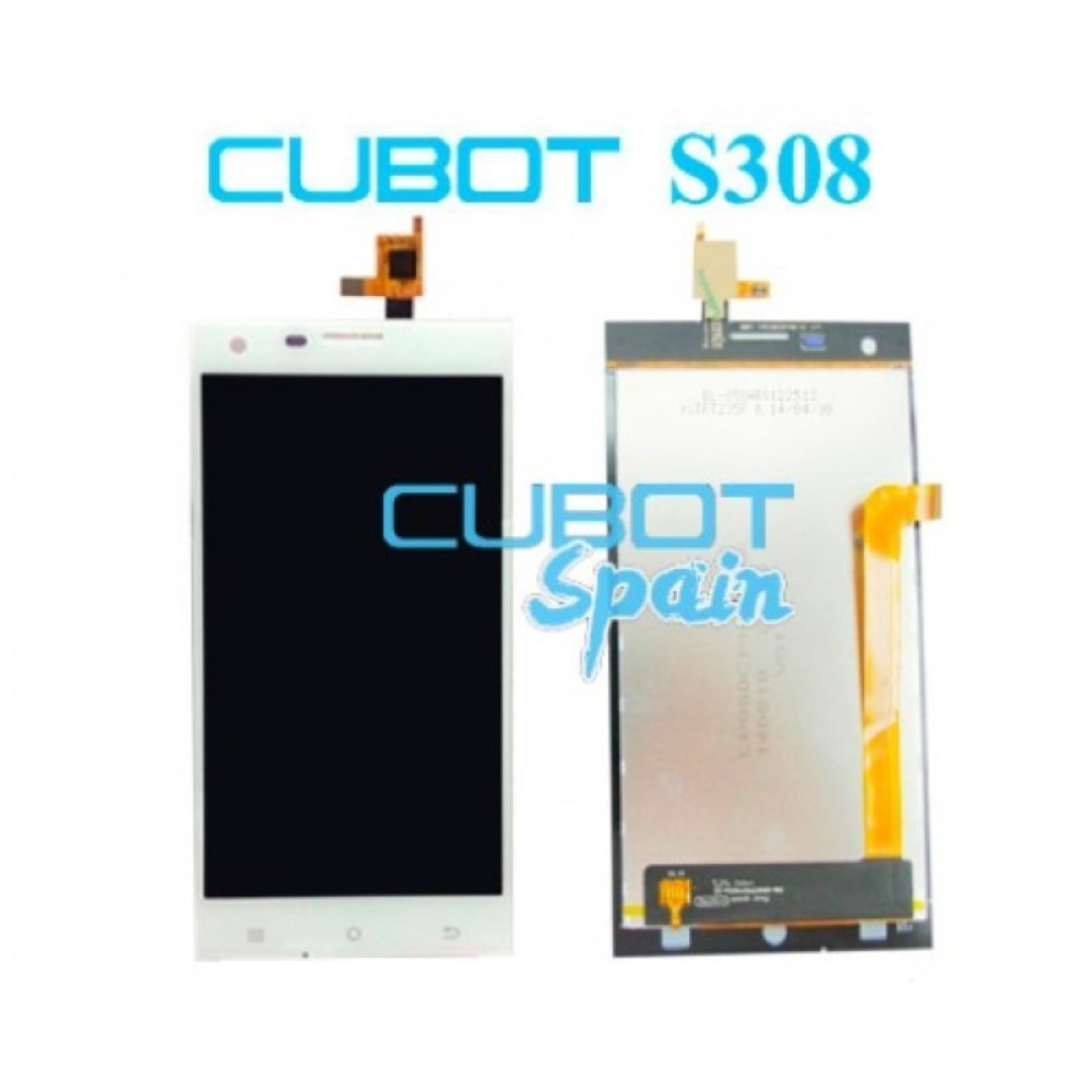Pantalla Cubot S308 Completa LCD y Cristal Tactil Blanca