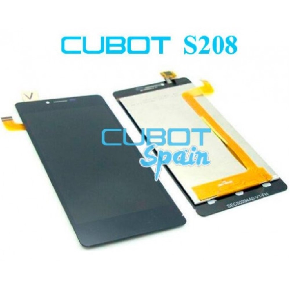 Pantalla Cubot S208 Completa LCD y Cristal Tactil