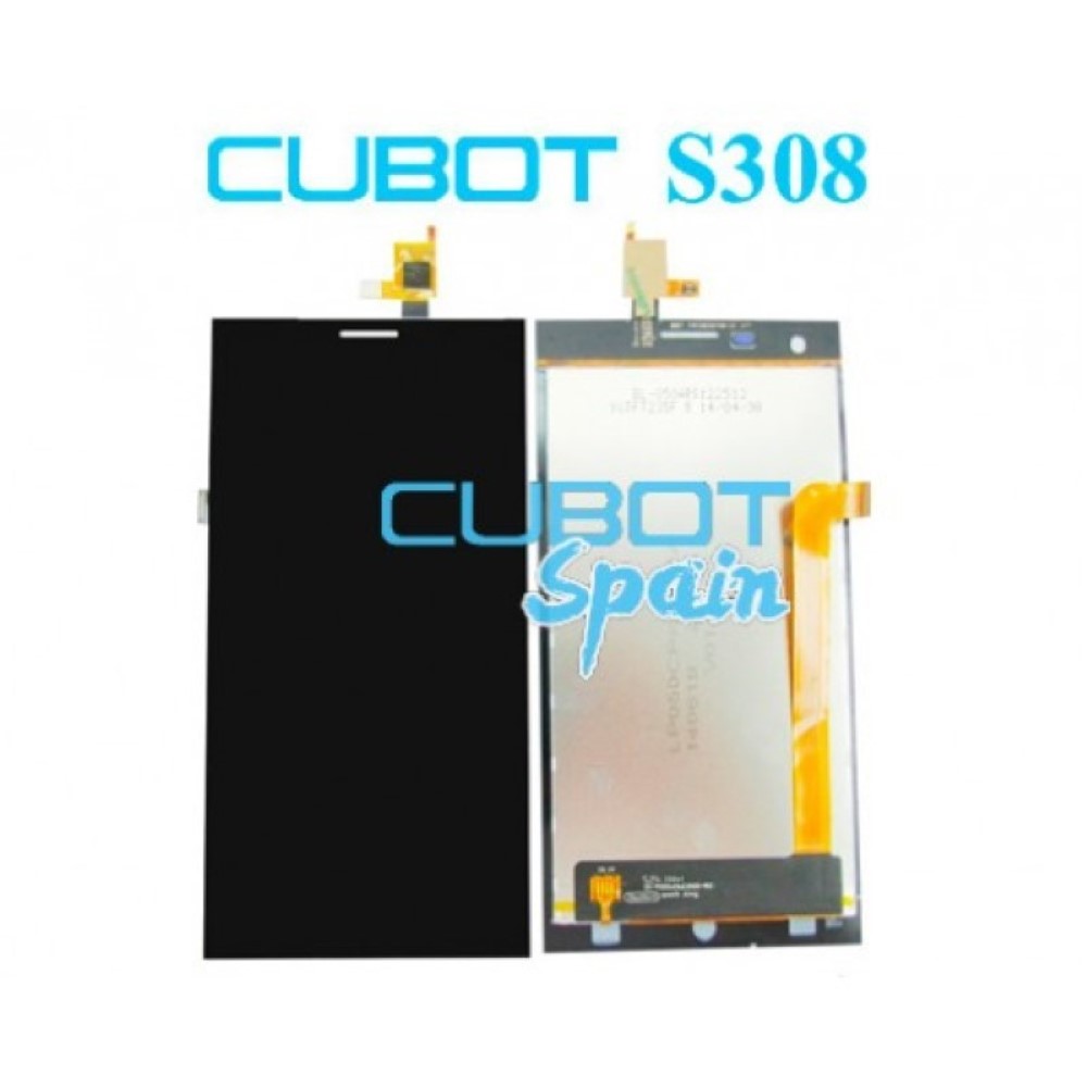 Pantalla Cubot S308 Completa LCD Cristal Tactil Negra