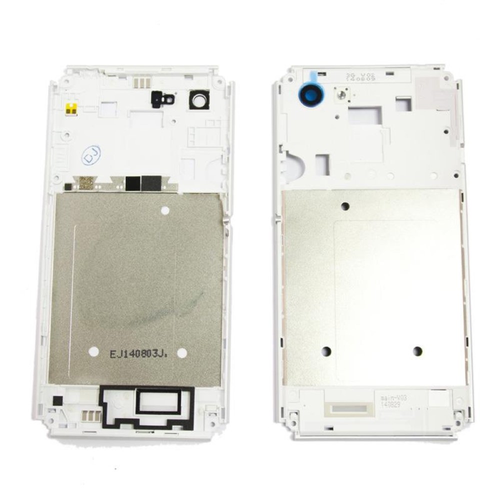 Chasis Sony Xperia E3 D2202 D2203 Marco trasero Blanco