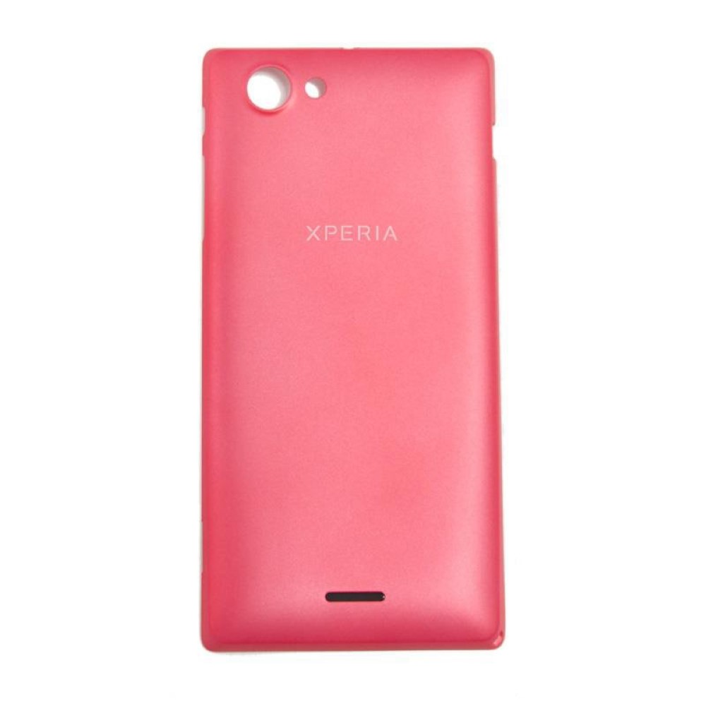 Tapa Sony Xperia J St26i trasera de la Bateria rosa