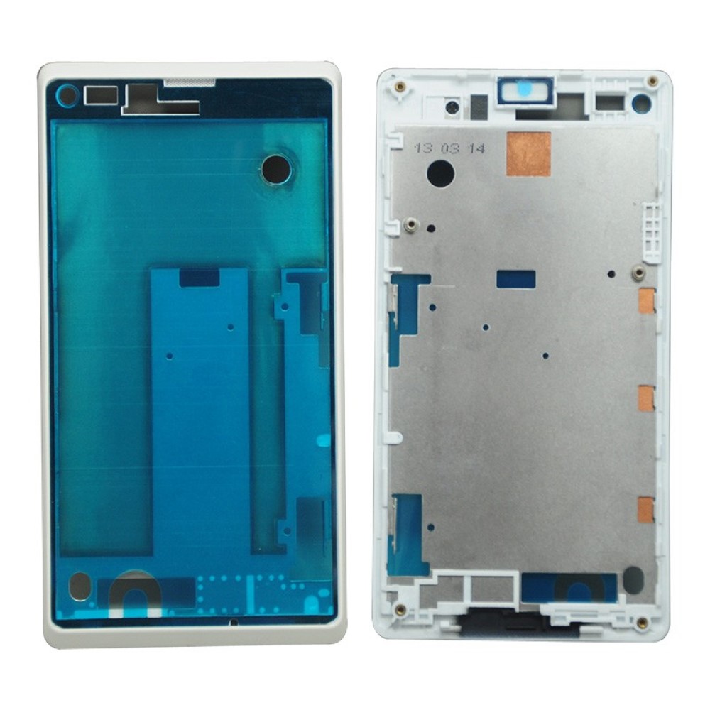 Chasis Sony Xperia L S36h C2104 C2105 Marco central Blanco