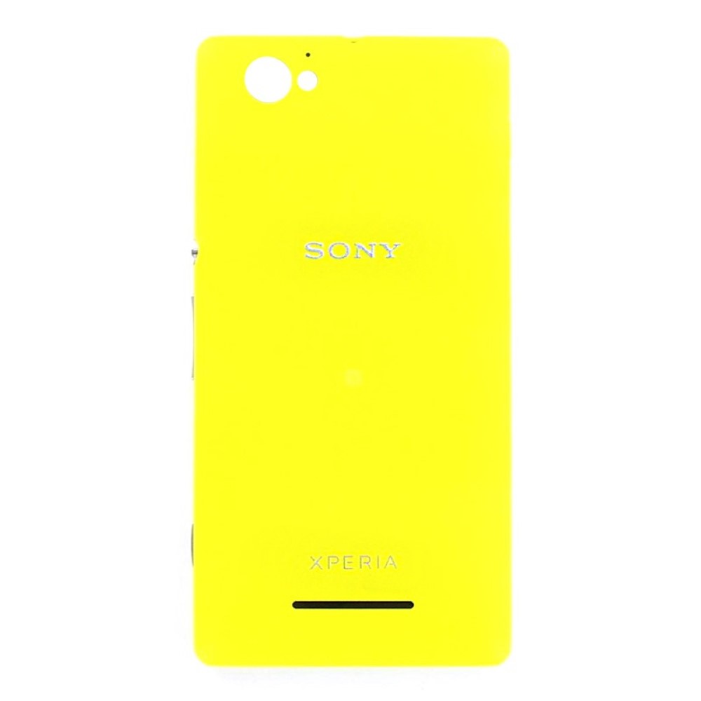 Tapa Sony Xperia M C1905 C1904 trasera de la Bateria amarilla con NFC