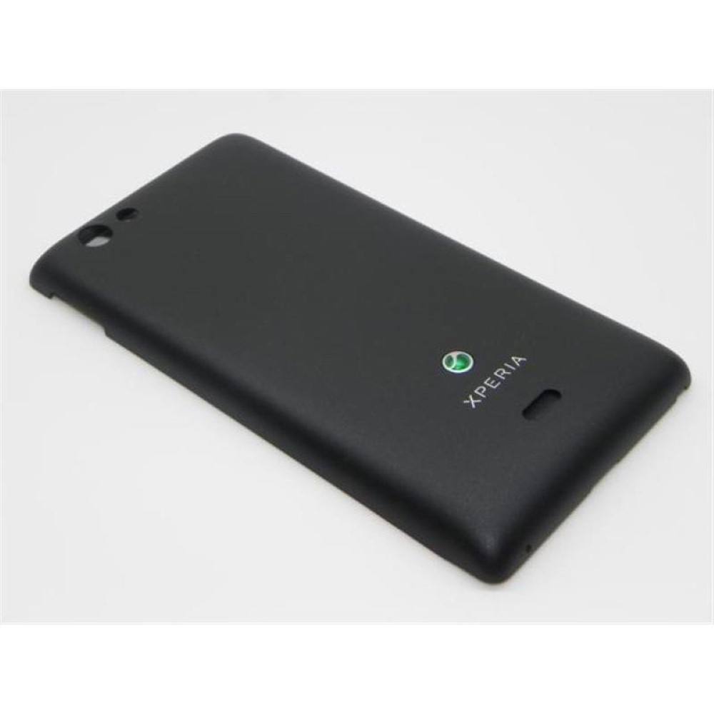 Tapa Sony Xperia Miro St23i trasera de la Bateria negra