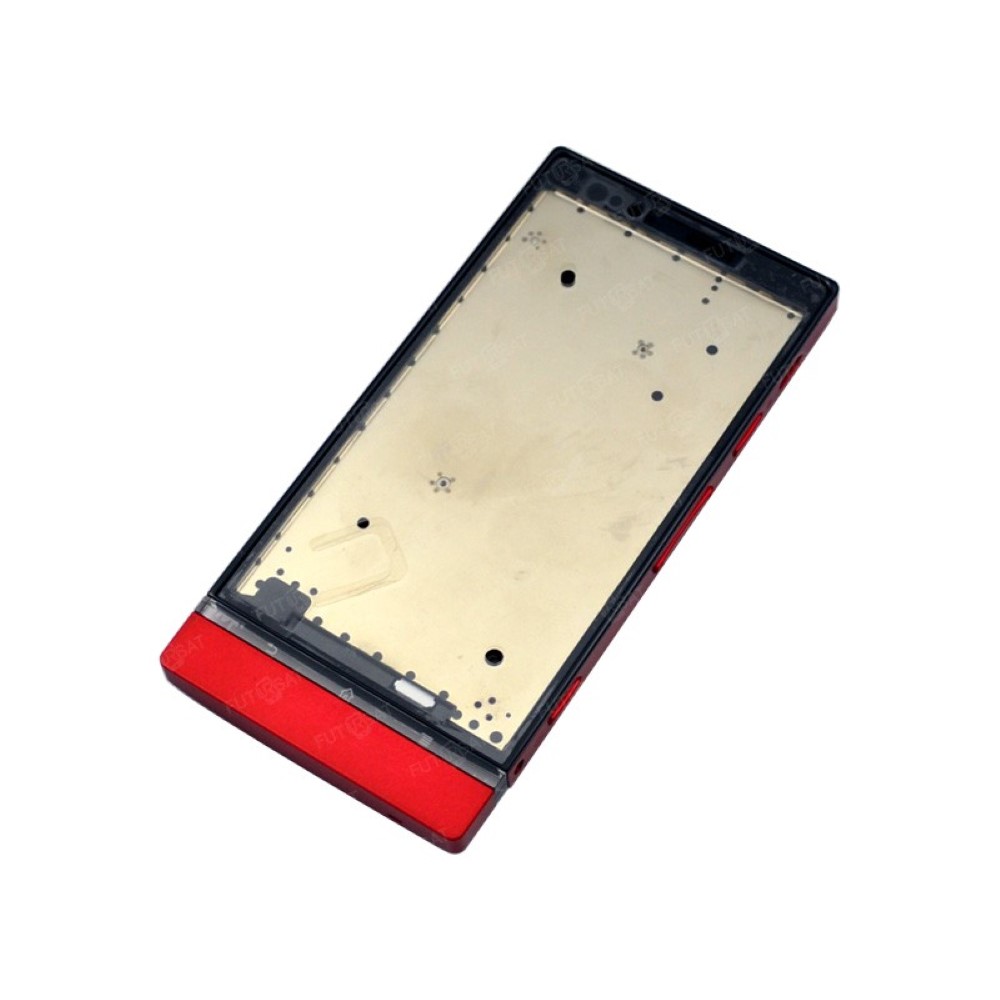 Chasis Sony Xperia P Lt22i Marco central frontal con Tapa rojo