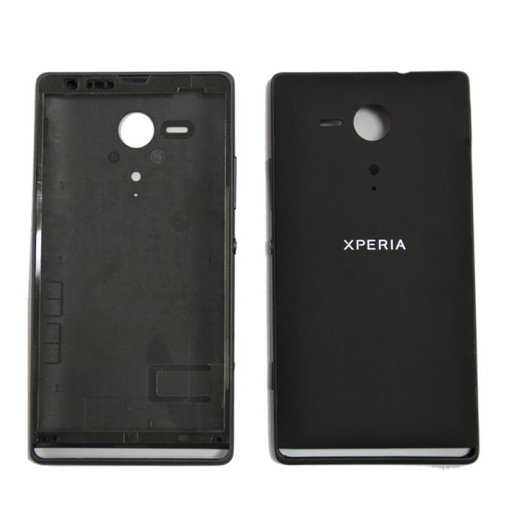 Chasis Sony Xperia SP M35h Marco central con Tapa Negro