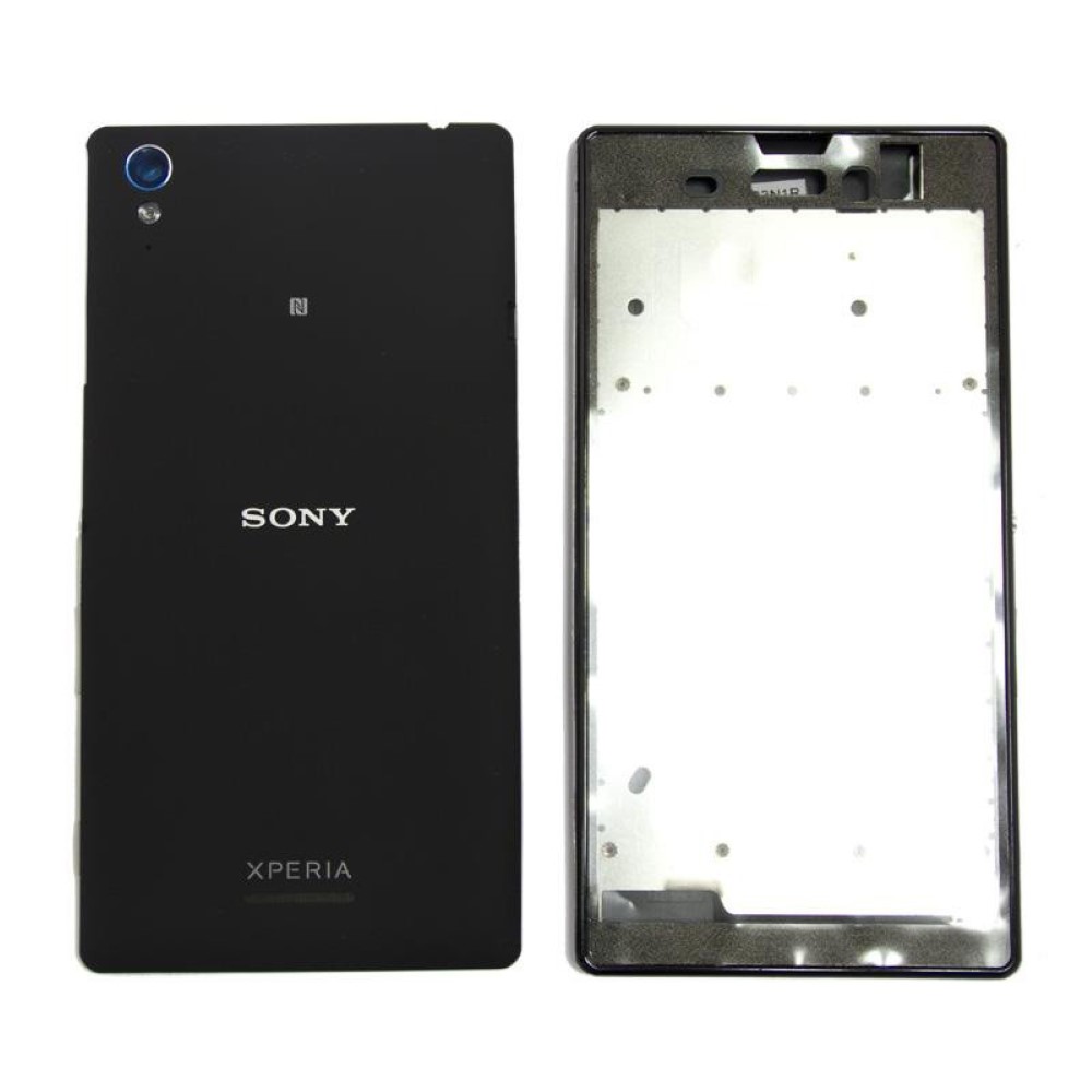 Chasis Sony Xperia T3 D5102 Marco central con Tapa Negro