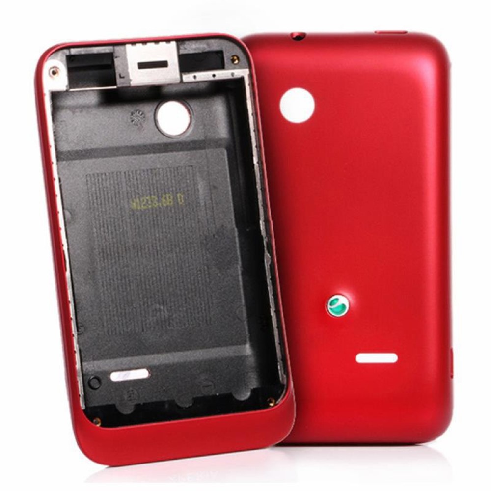 Chasis Sony Xperia Tipo St21i Marco completo con Tapa rojo