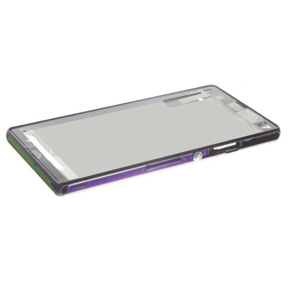 Chasis Sony Xperia Z L36h Marco central sin embellecedor morado