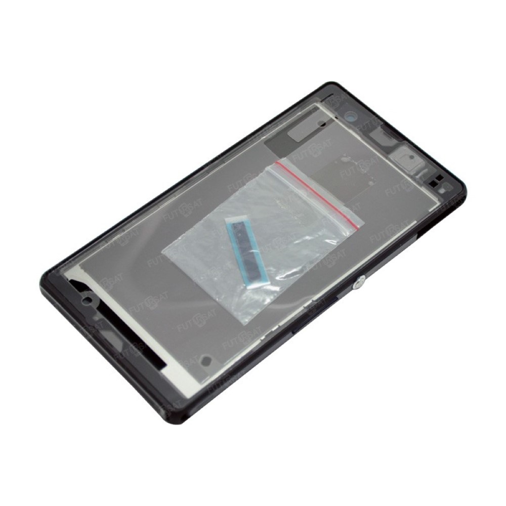 Chasis Sony Xperia Z L36h Marco central Negro completo con Tapa