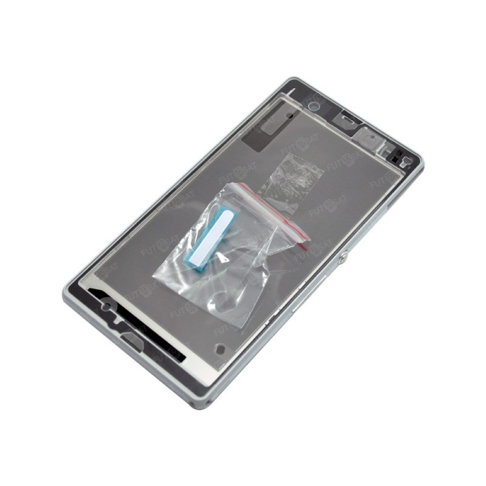 Chasis Sony Xperia Z L36h Marco central Blanco completo con Tapa