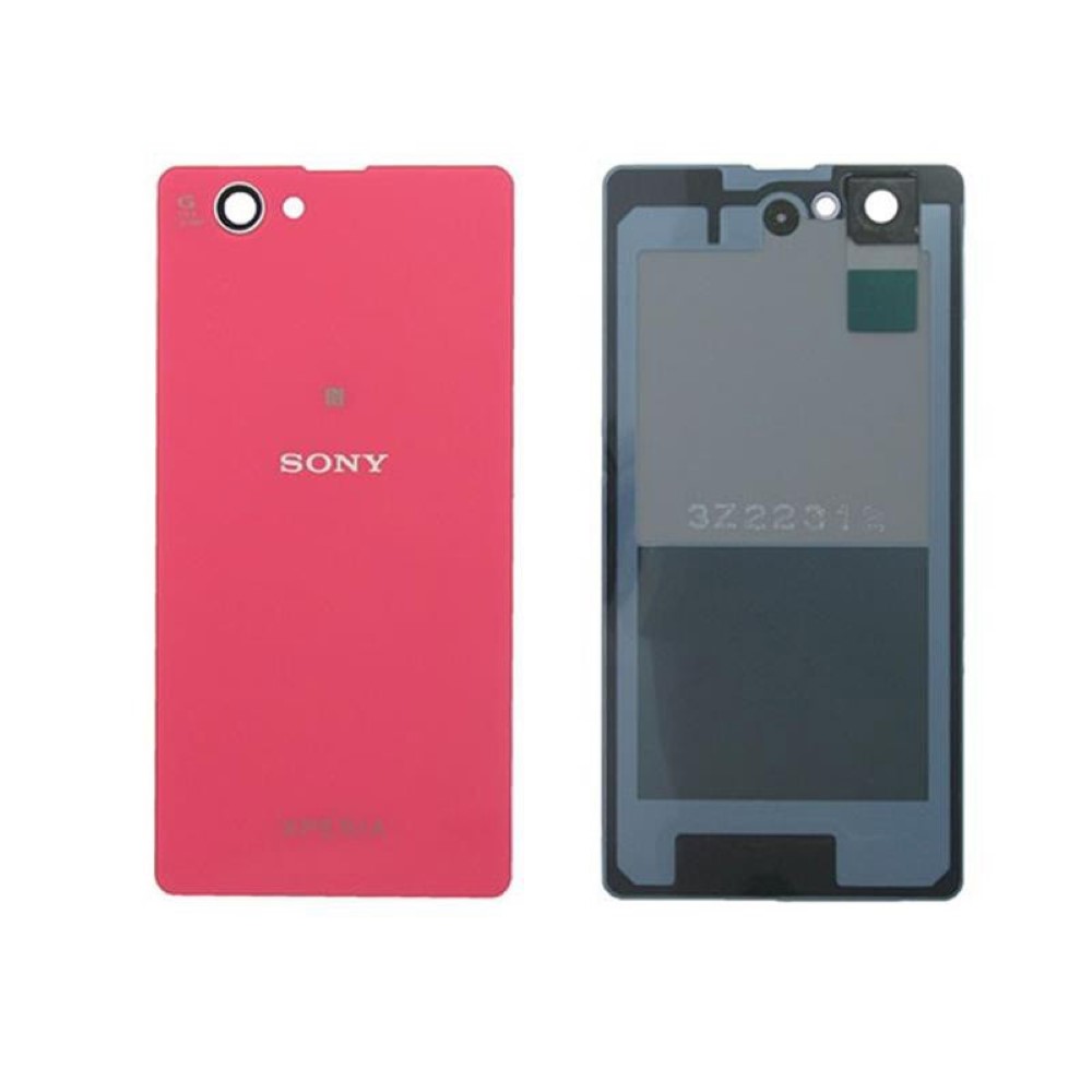 Tapa Sony Xperia Z1 Mini D5503 trasera de la Bateria rosa Original