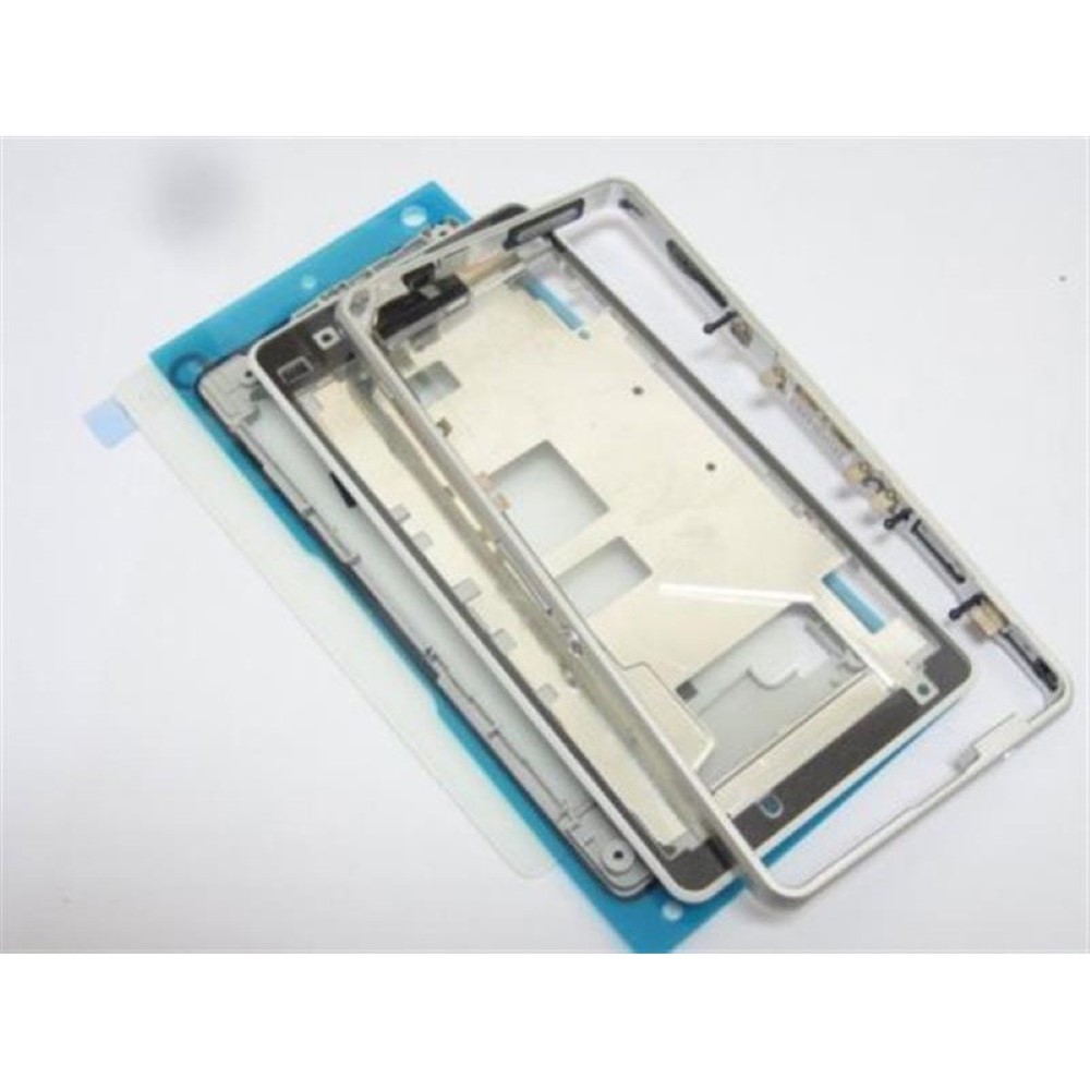 Chasis Sony Xperia Z3 D6653 Marco central completo con Tapa Blanco Original