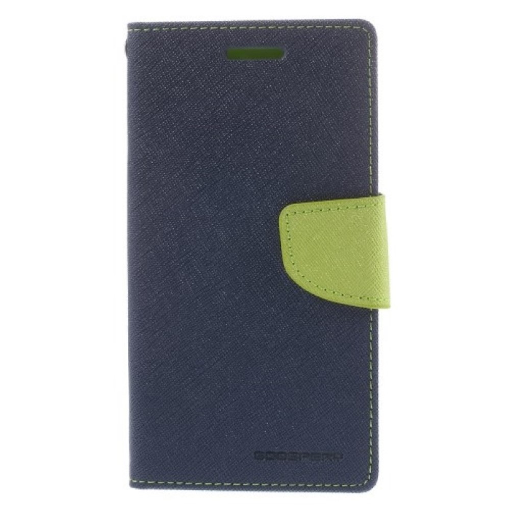 Funda Samsung Galaxy A3 A300F Mercury Goospery Tapa Libro azul oscuro