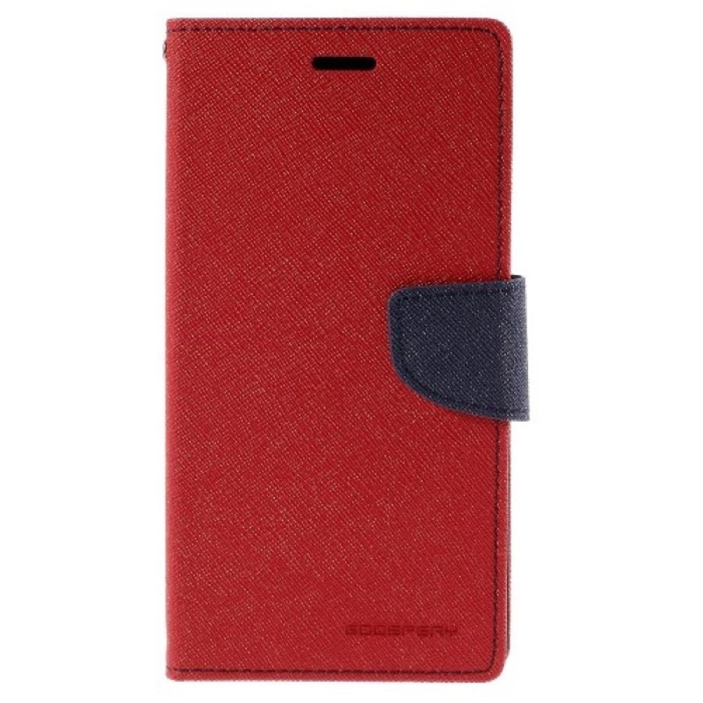 Funda Samsung Galaxy S6 Edge G925 Mercury Goospery Tapa Libro Roja