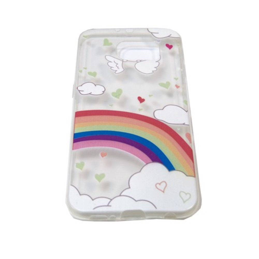Funda Samsung Galaxy S6 G920 Gel Silicona Thin arcoiris