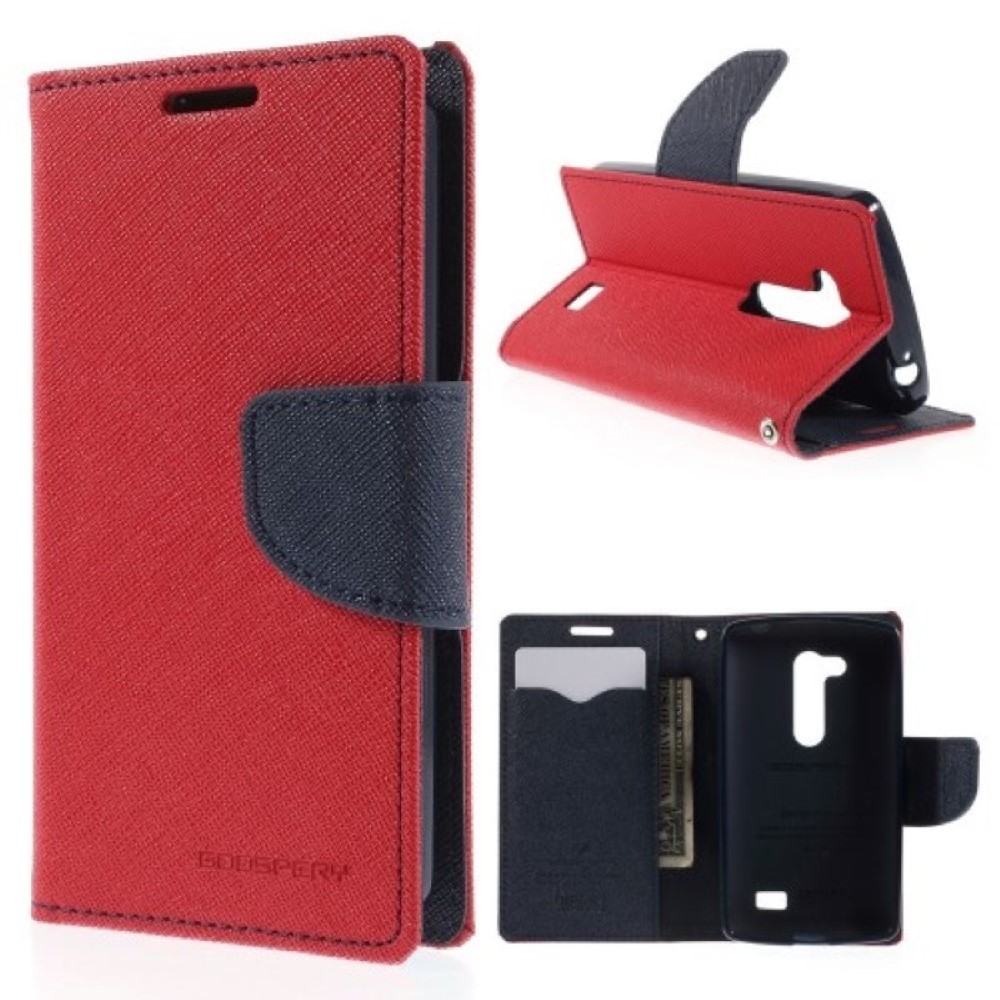 Funda LG Fino D295 Mercury Goospery Tapa Libro roja
