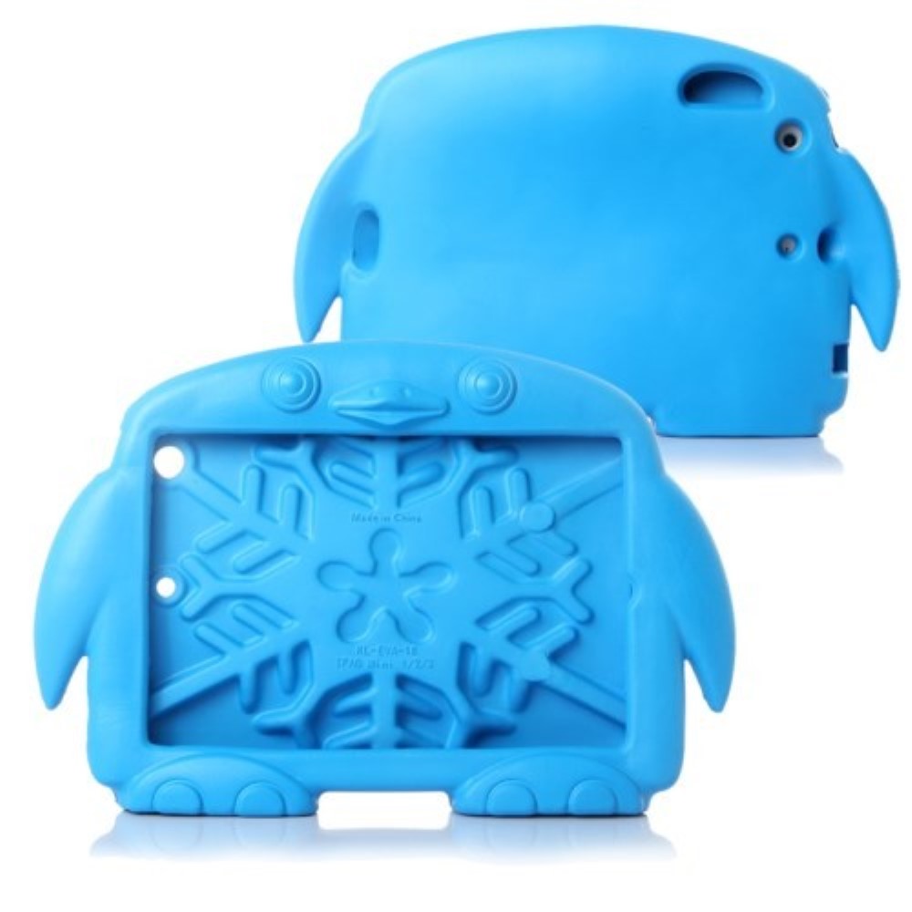 Funda iPad Mini / Mini 2 / Mini 3 infantil pingüino azul