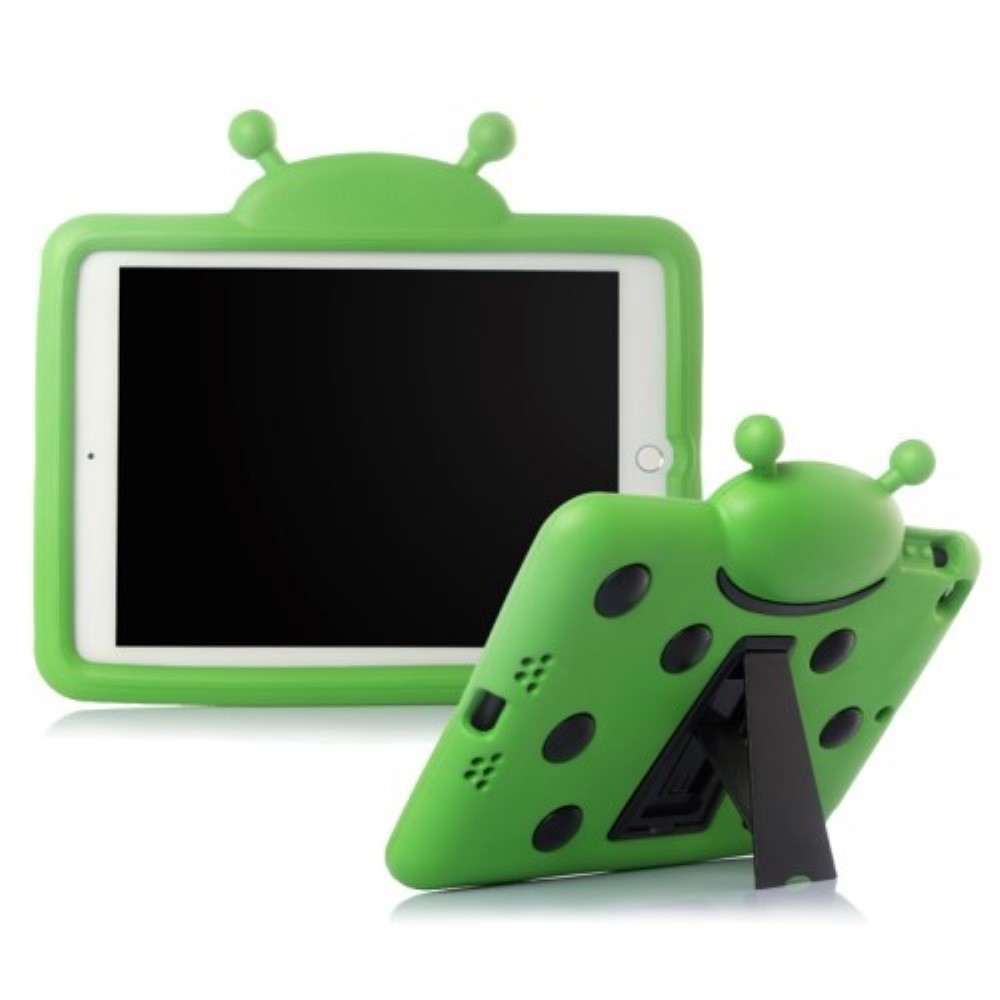Funda iPad Air infantil mariquita verde