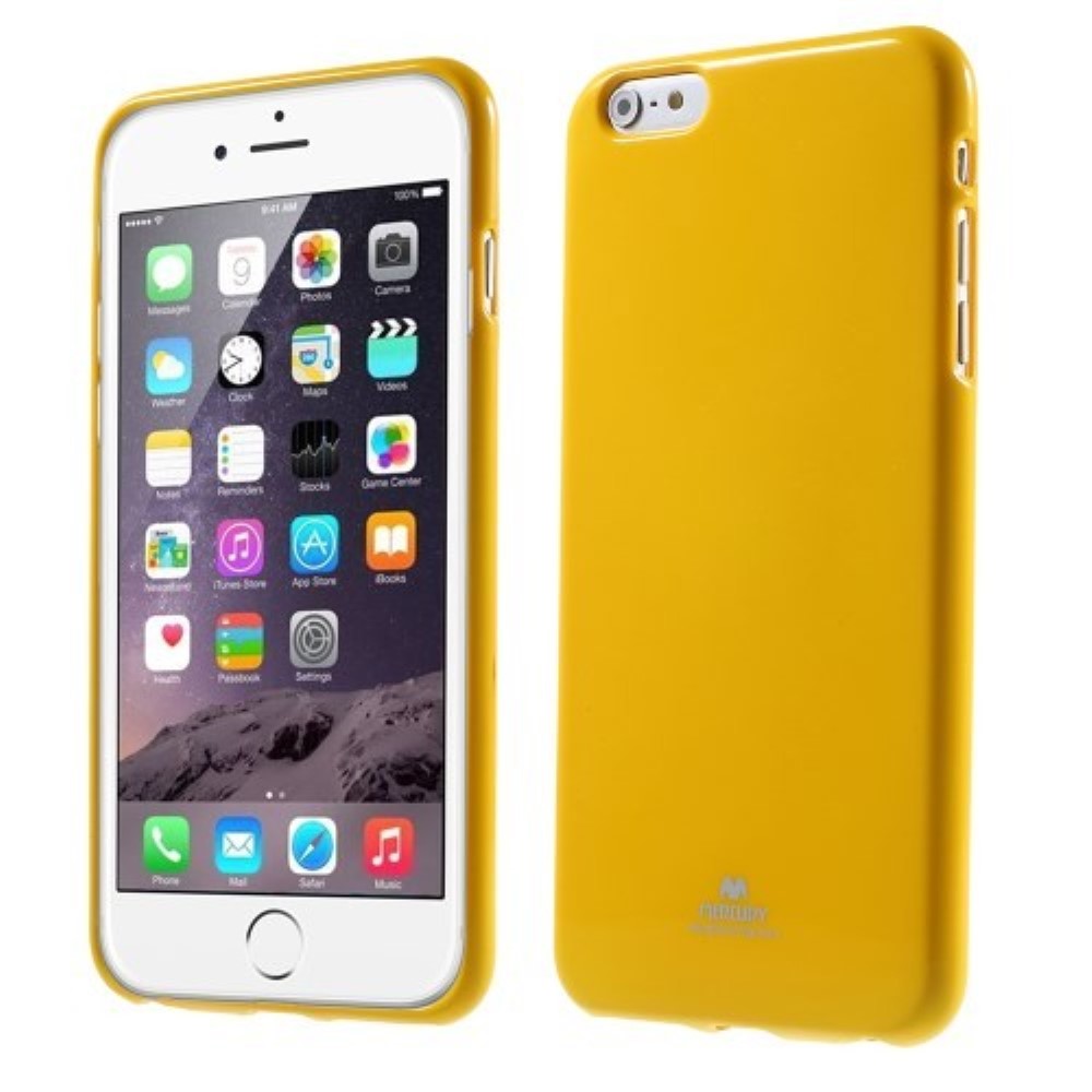 Funda iPhone 6 Mercury Jelly amarilla