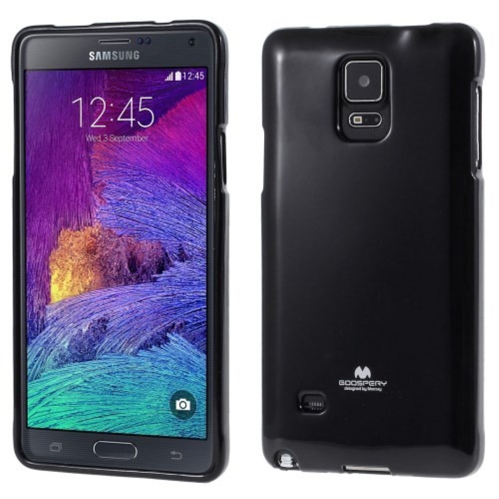 Funda Samsung Galaxy Note 4 N910 Mercury Jelly negra