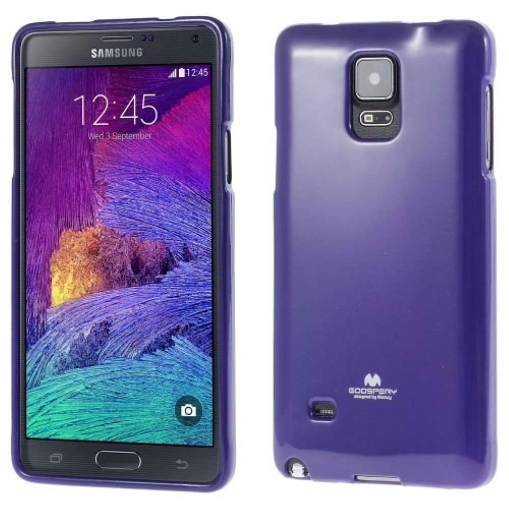 Funda Samsung Galaxy Note 4 N910 Mercury Jelly morada