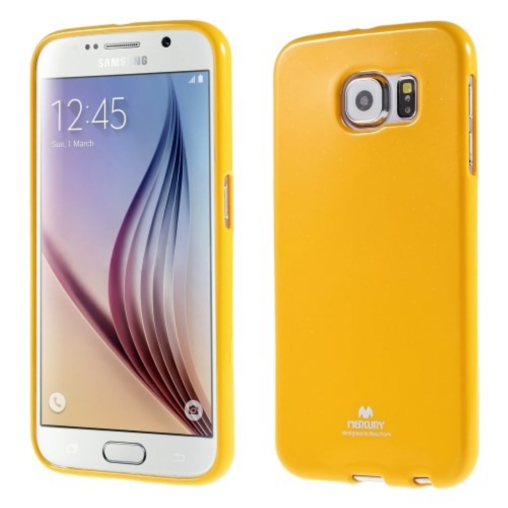 Funda Samsung Galaxy S6 G920 Mercury Jelly amarilla