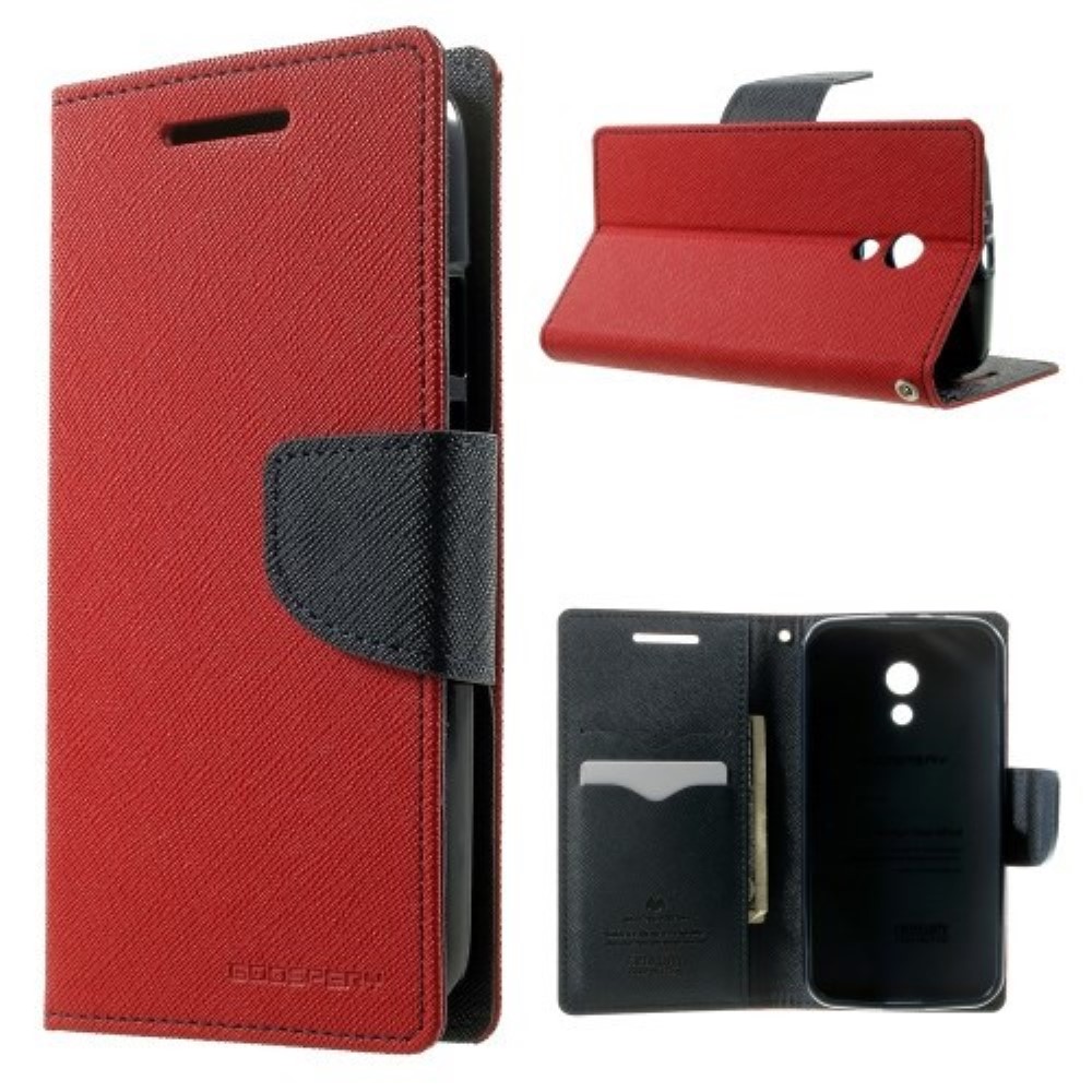 Funda Motorola Moto G2 Mercury Goospery Tapa Libro roja