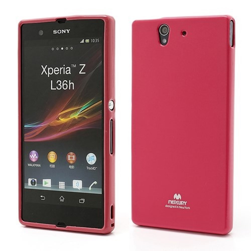 Funda Sony Xperia Z L36h Mercury Jelly fucsia
