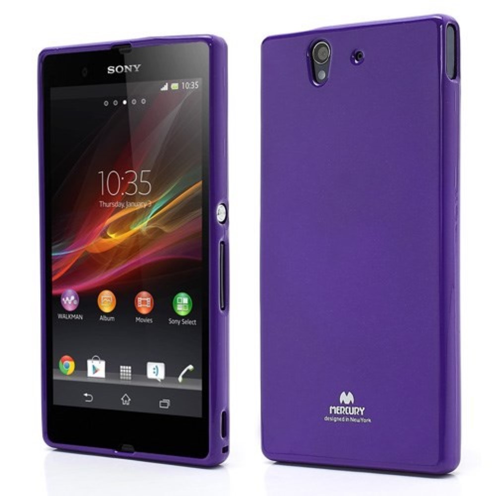 Funda Sony Xperia Z L36h Mercury Jelly morada