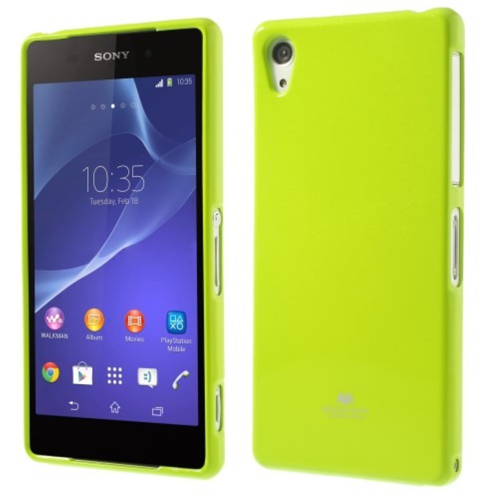 Funda Sony Xperia Z2 D6502 Mercury Jelly verde