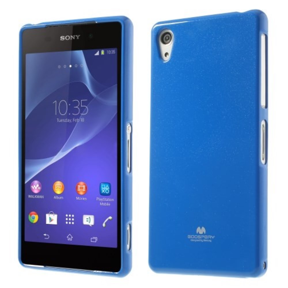 Funda Sony Xperia Z2 D6502 Mercury Jelly azul oscuro