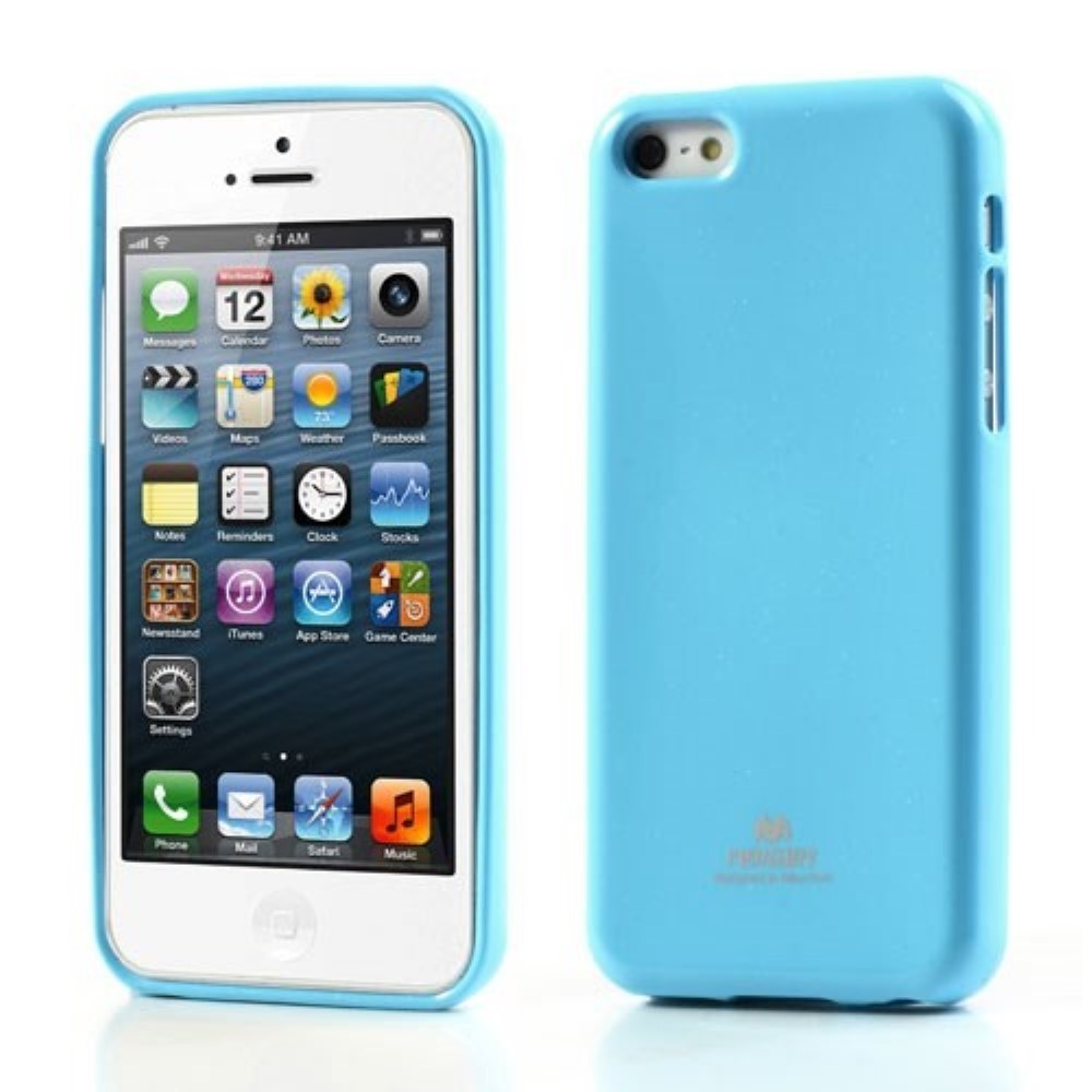 Funda iPhone 5C Mercury Jelly azul claro