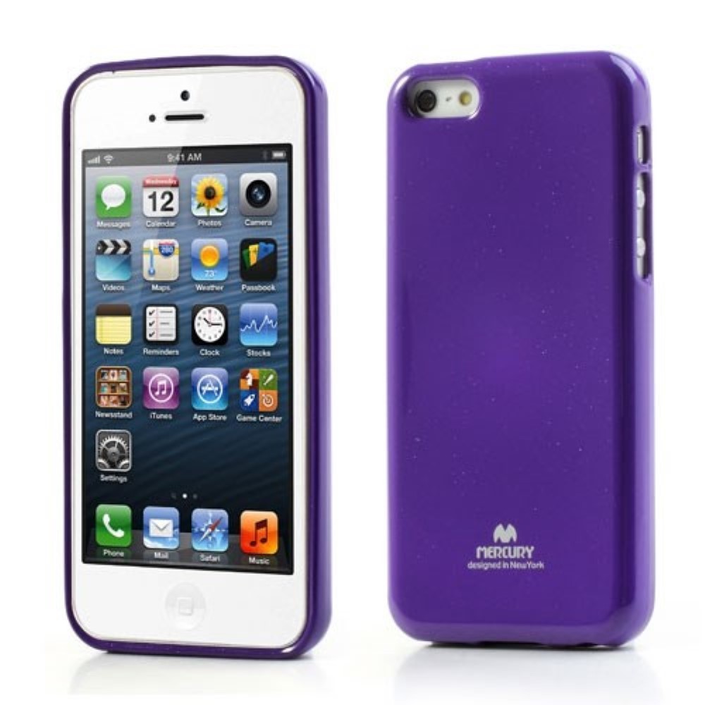 Funda iPhone 5C Mercury Jelly morada