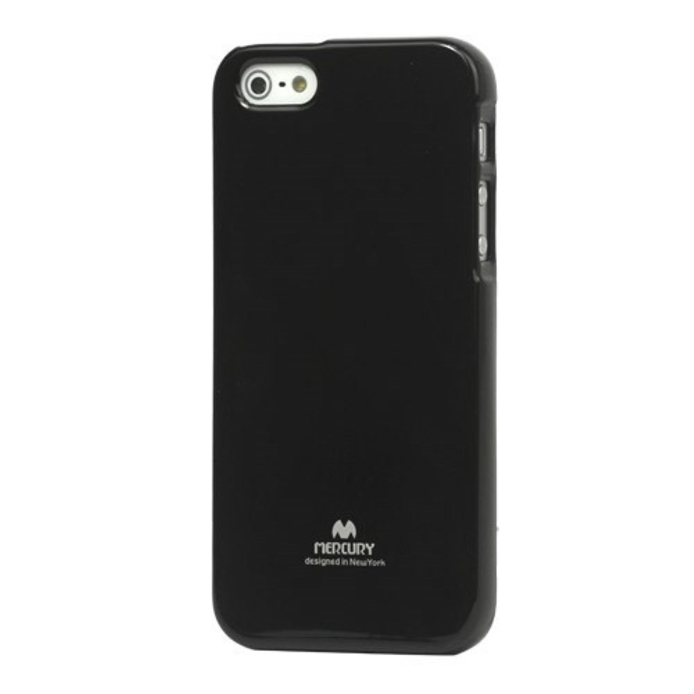 Funda iPhone 5 5S Mercury Jelly negra