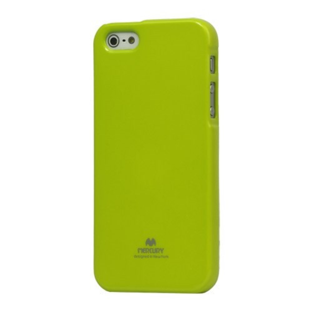 Funda iPhone 5 5S Mercury Jelly verde lima