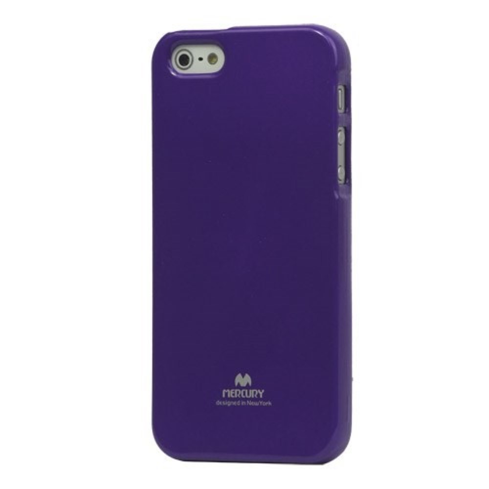 Funda iPhone 5 5S Mercury Jelly morada