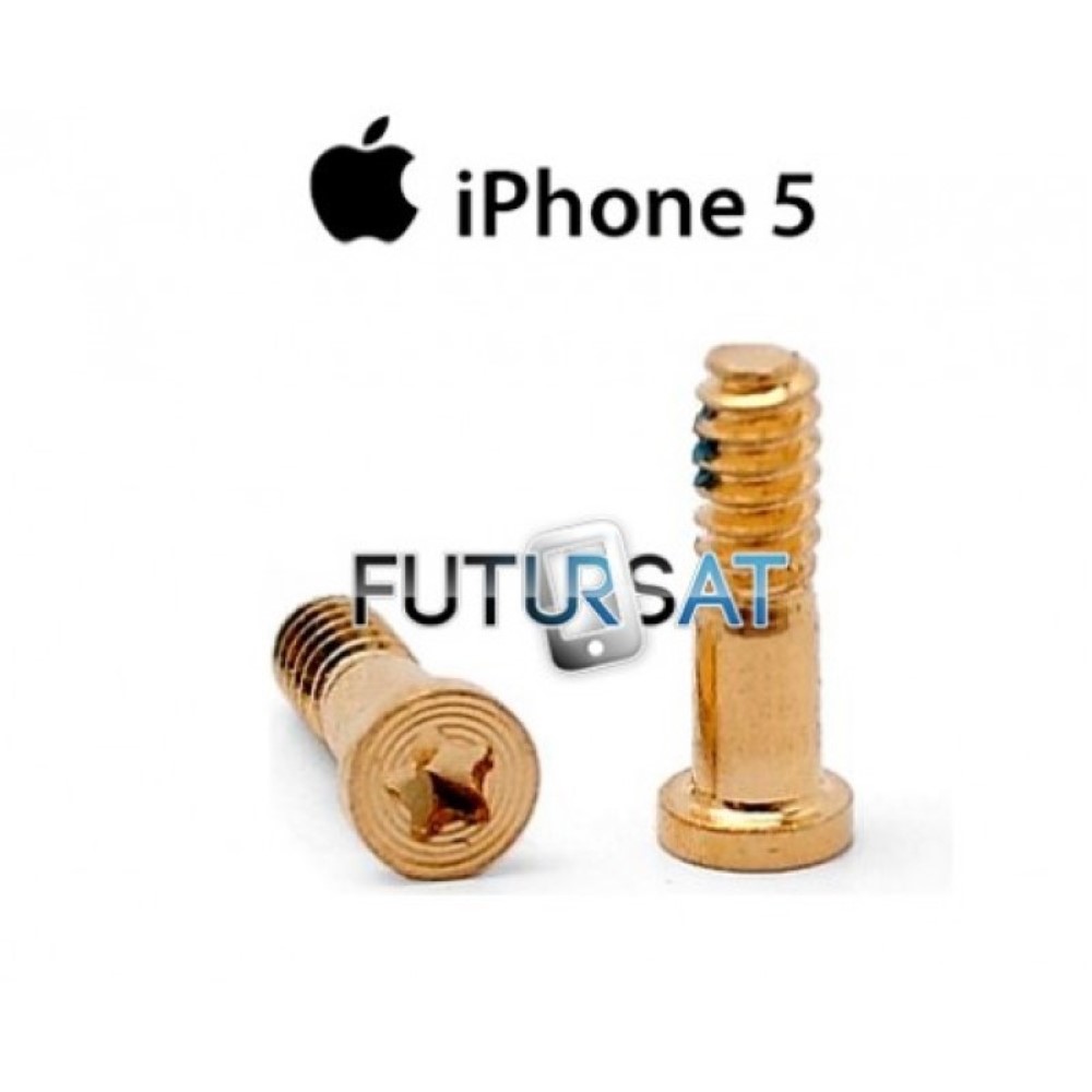 Tornilleria iPhone 5S Completa Dorada
