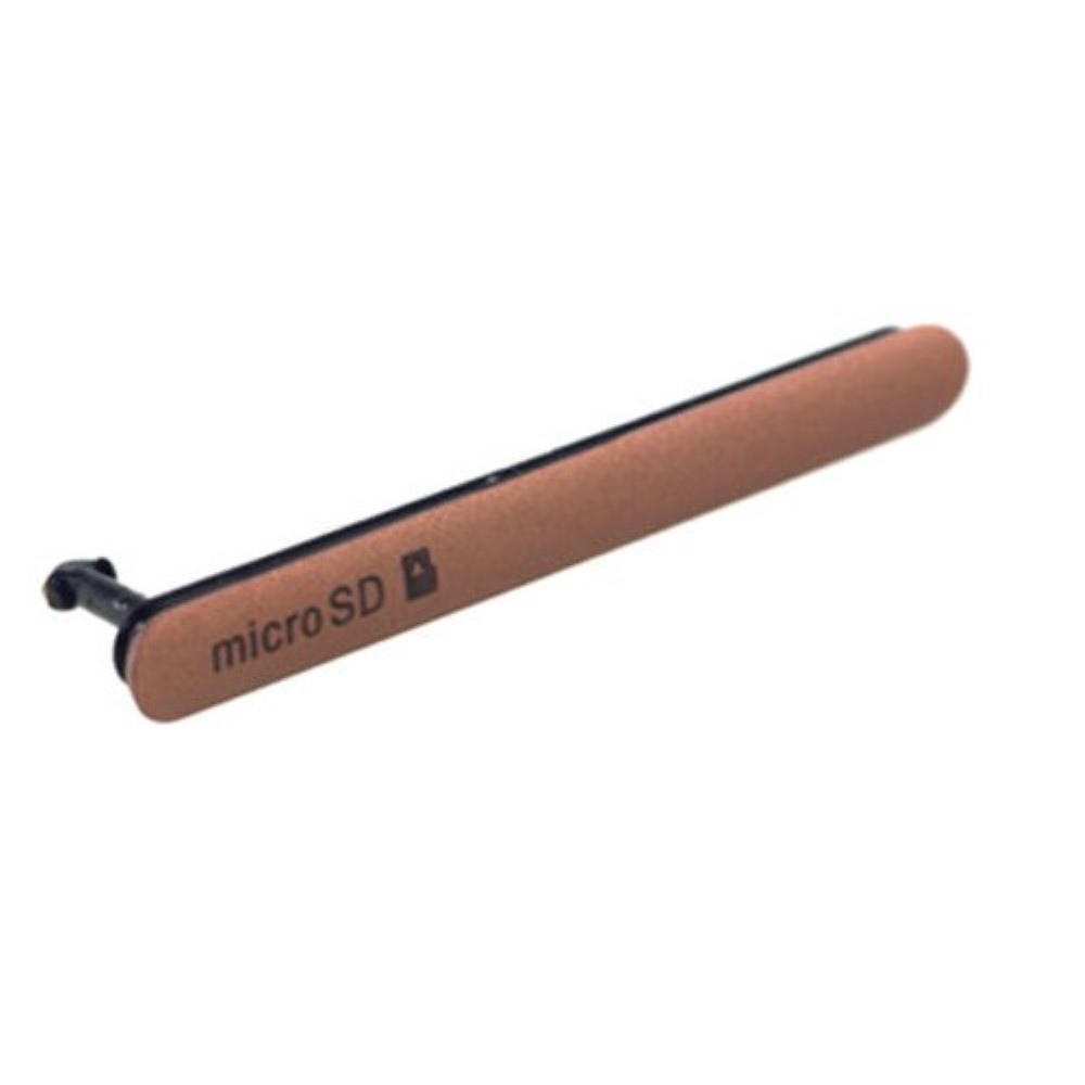 Embellecedor Sony Xperia Z3 D6653 tapa Lateral SIM SD Dorada